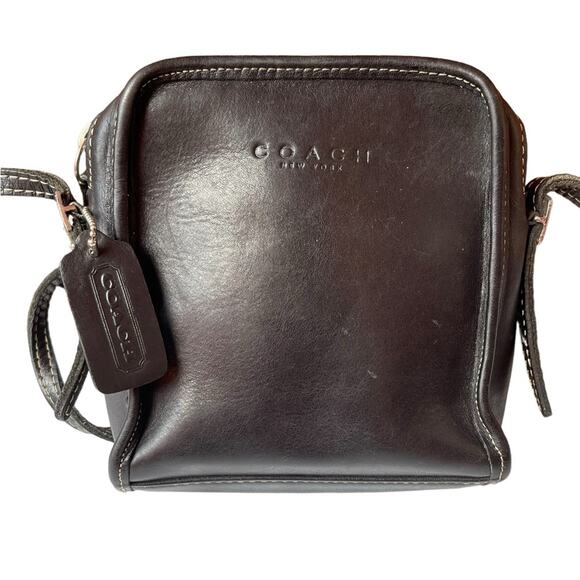 Coach Handbags - Coach Bellini Purse Crossbody Bag Leather #9139 Black Hang Tag Vintage